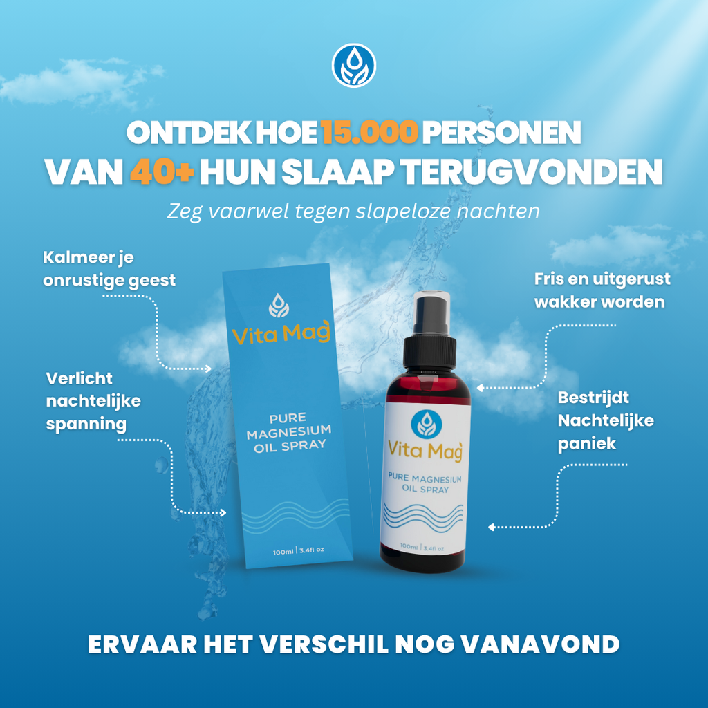 VITAMAG™ Rust & Herstel – Magnesium Olie Spray Voor 40+ers