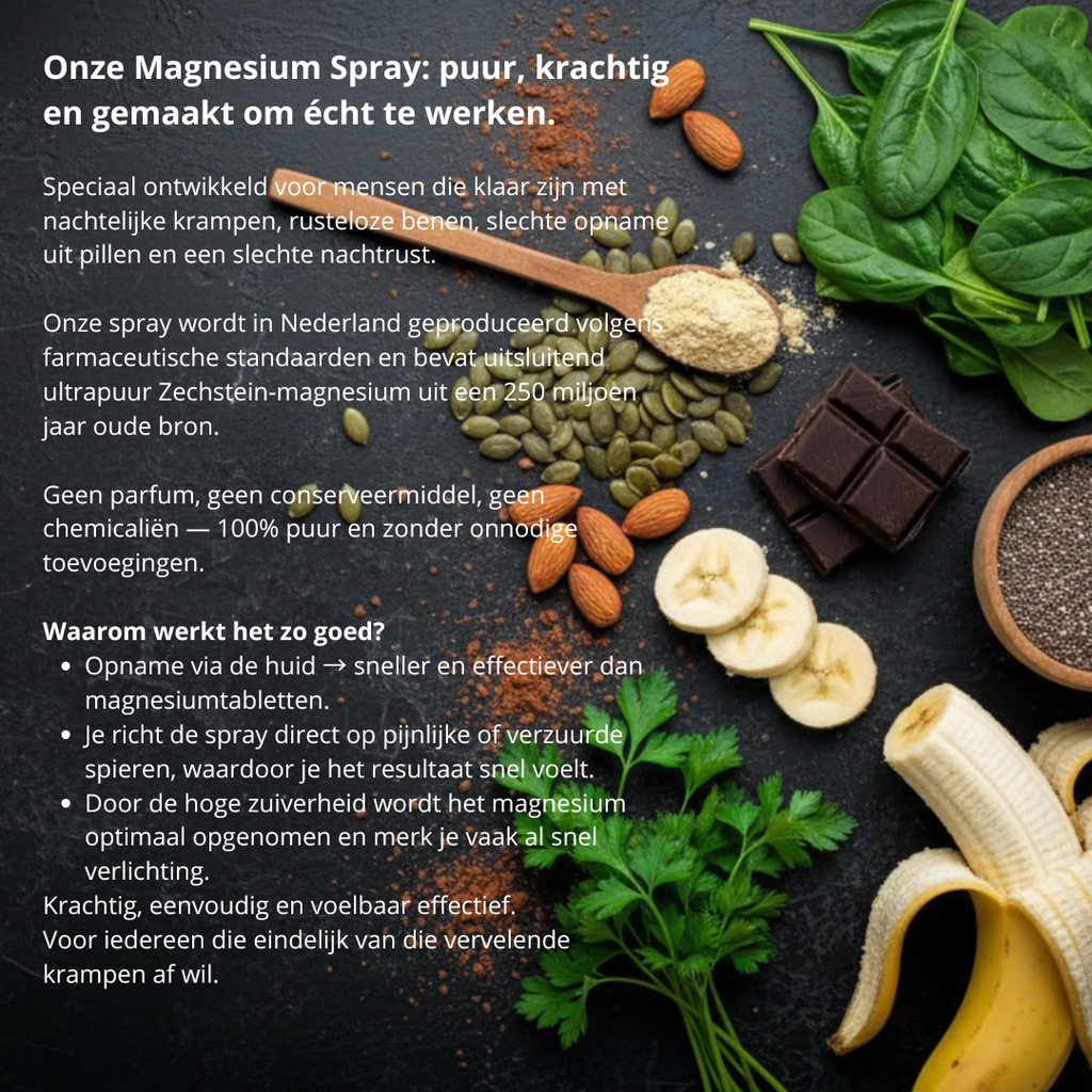 100% Natuurlijke Magnesium Spray